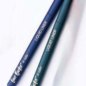 Belle Beauty Linebacker Liquid Eyeliner Navy and Forest Green NEW!!
